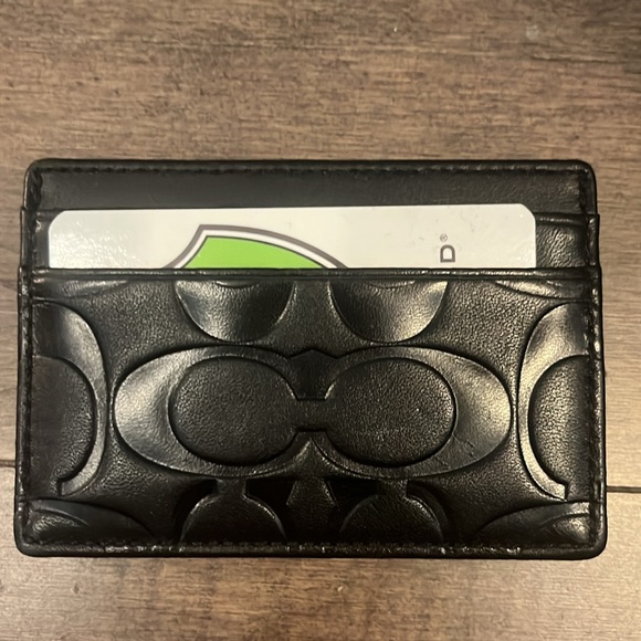 Men’s Coach Card Wallet With Money Clip - Picture 4 of 4